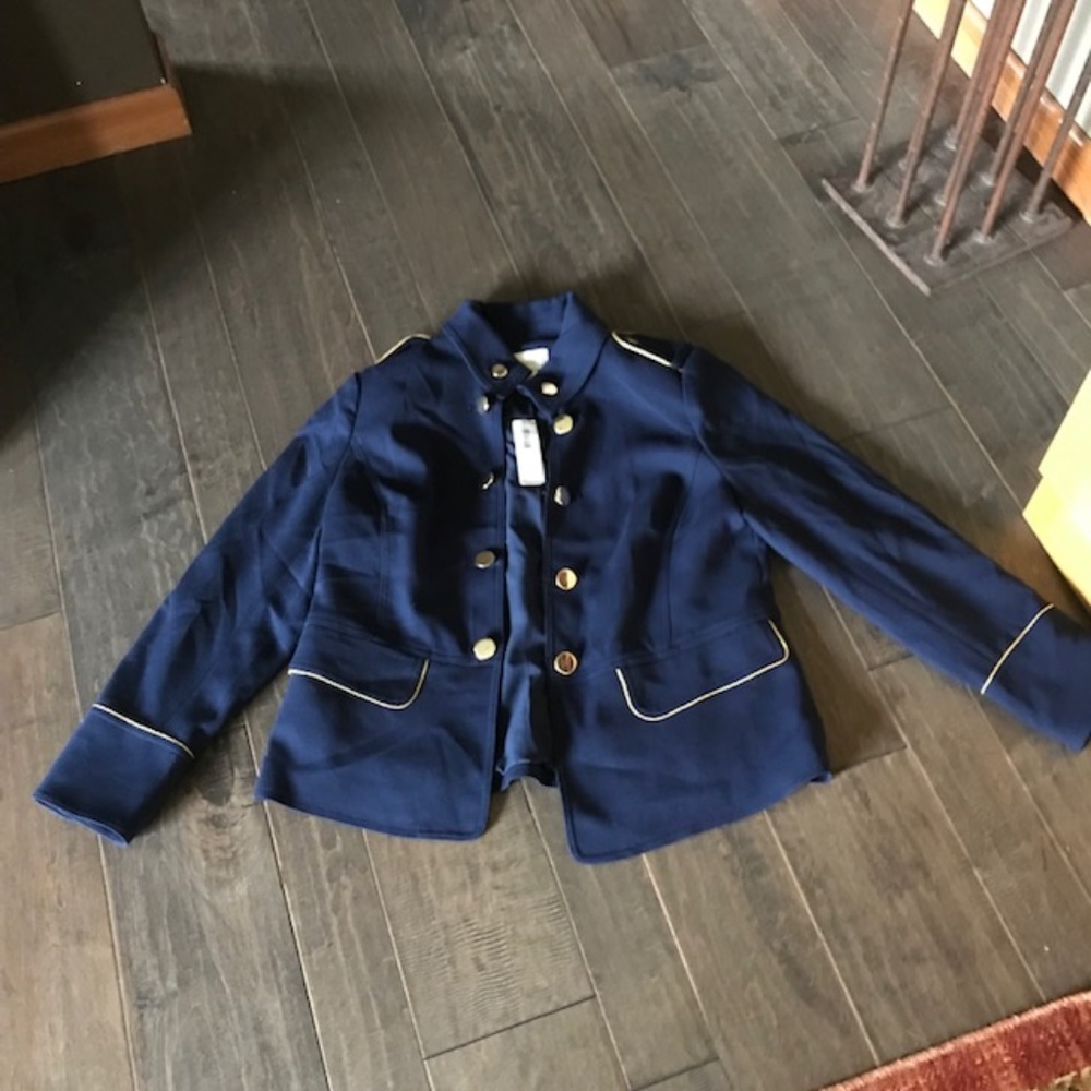 Women's Chico's Military Style Jacket Size 1